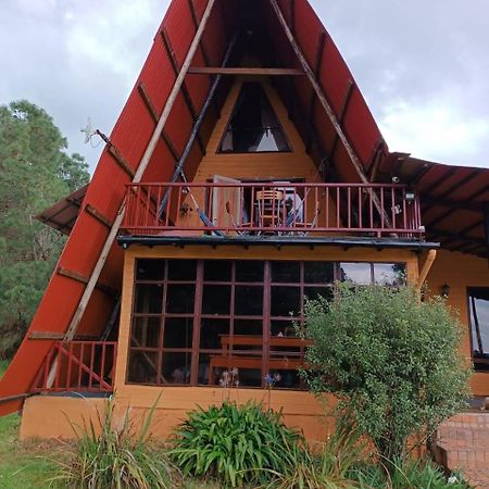 Chalets Amarelo Suesca Bagian luar foto