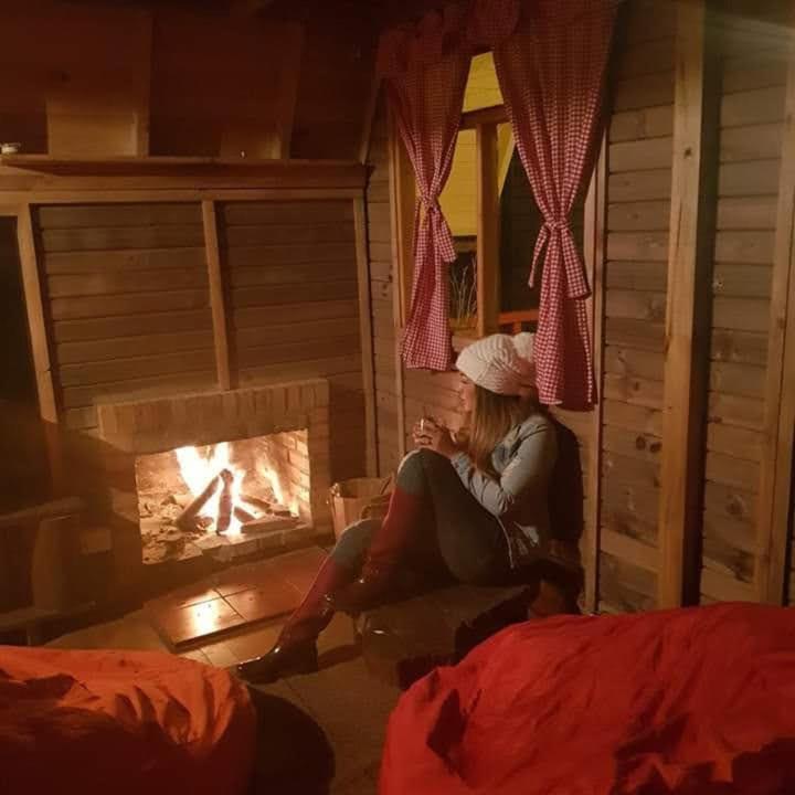 Chalets Amarelo Suesca Bagian luar foto