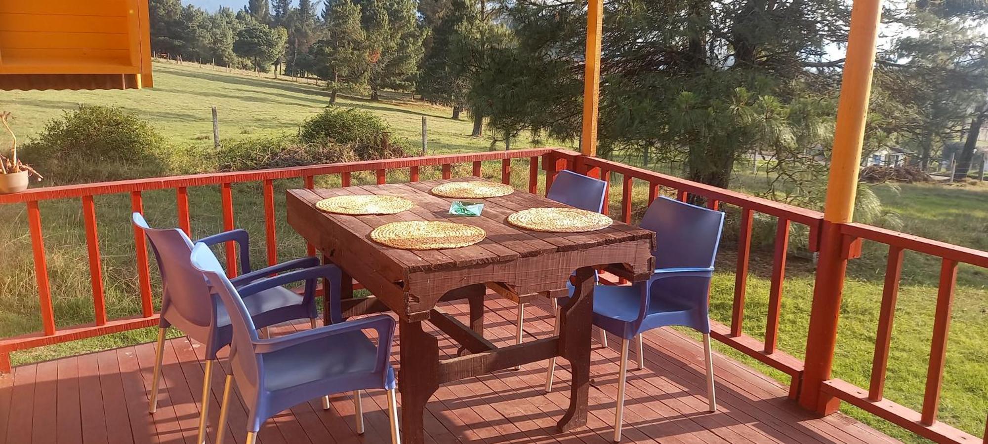 Chalets Amarelo Suesca Bagian luar foto