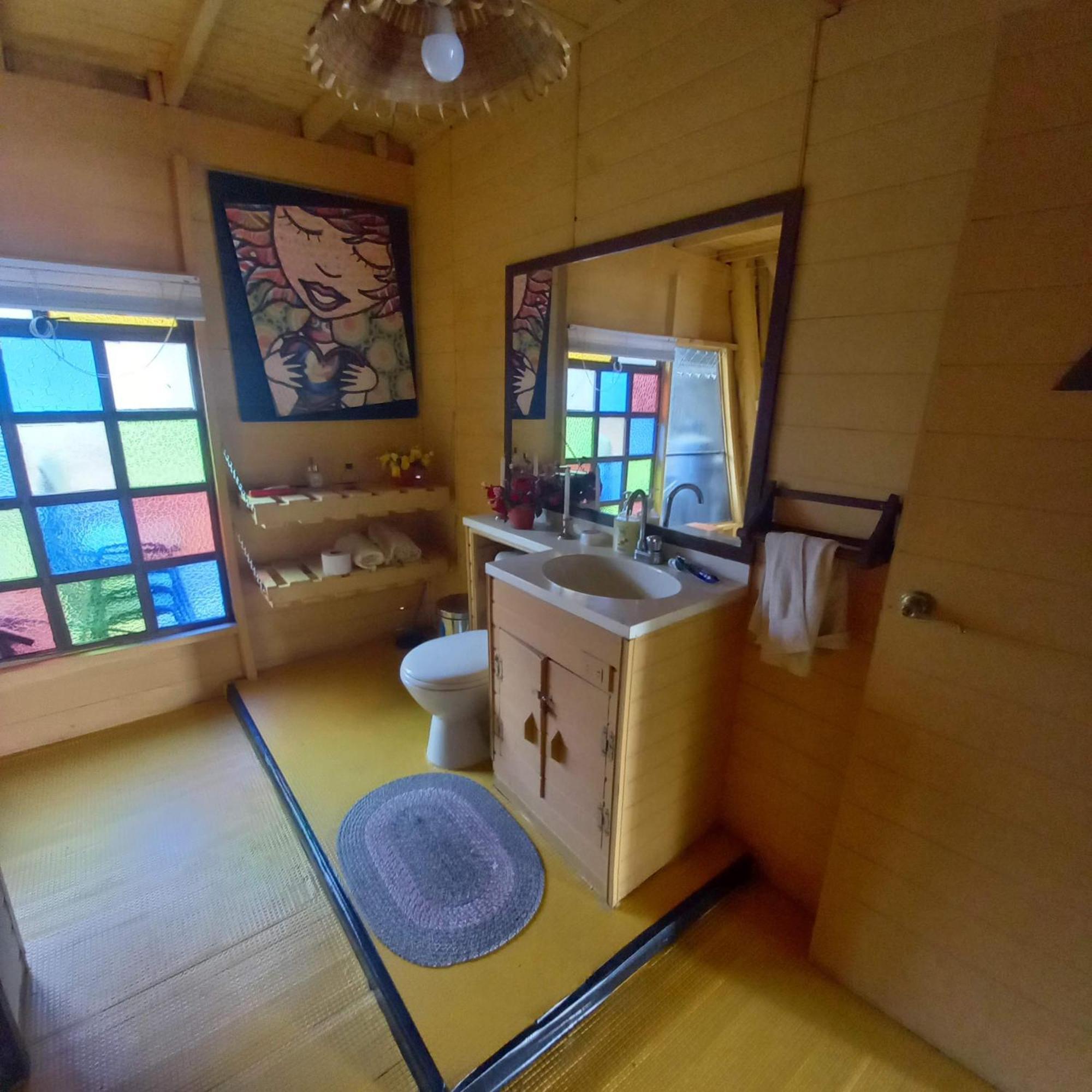 Chalets Amarelo Suesca Bagian luar foto